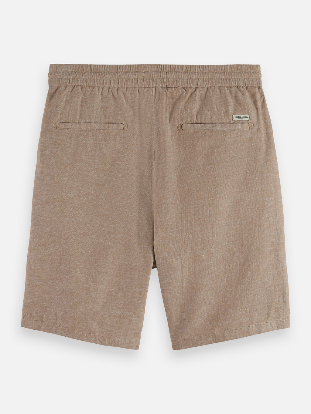 Shorts chino en coton-lin coupe droite - Un classique de saison