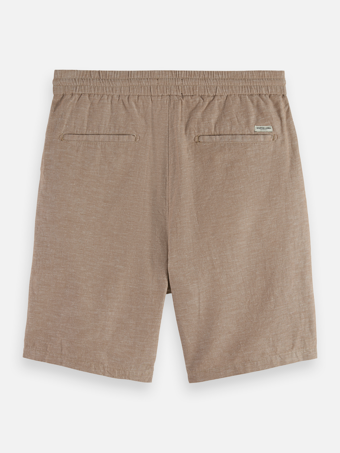 Shorts chino en coton-lin coupe droite - Un classique de saison