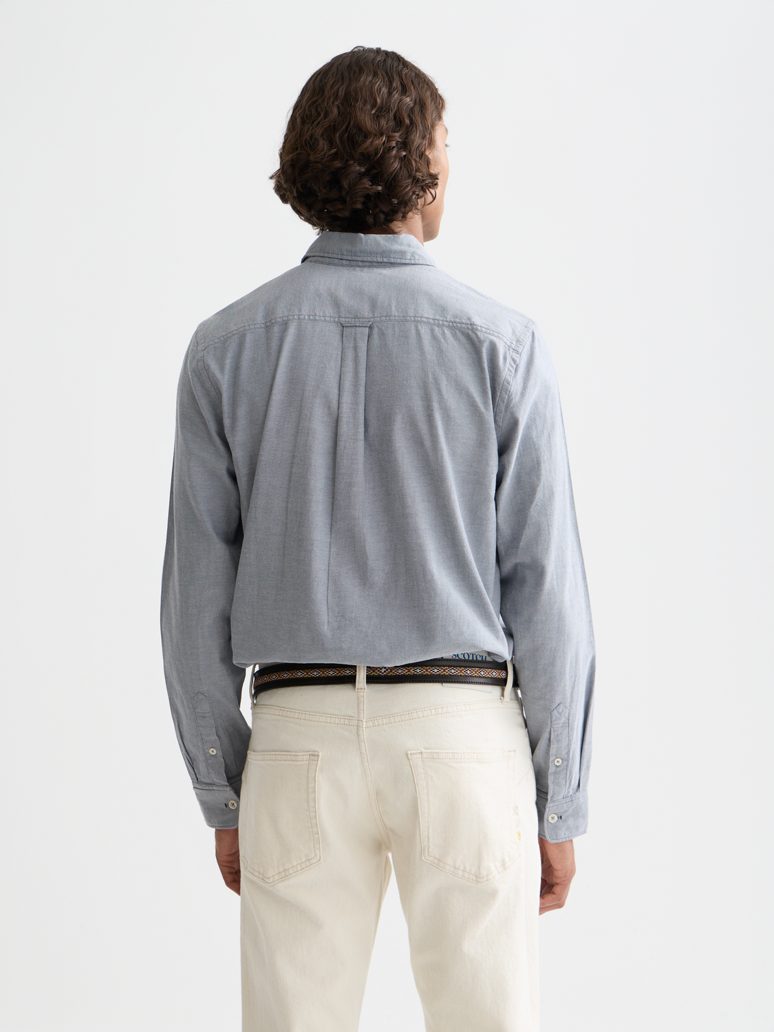 Chemise Oxford Coupe Droite Unie Saisonnière