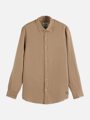 Seasonal Essentials —  Linen Regular-Fit Shirt