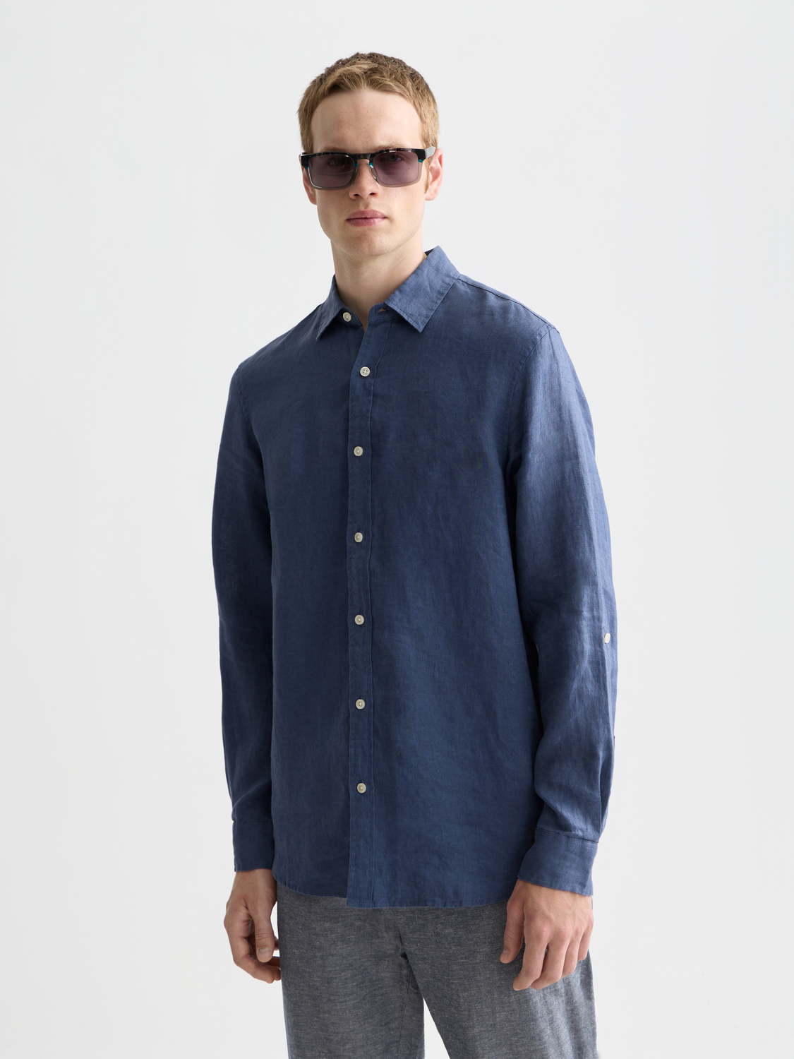 Seasonal Core Linen Regular-Fit Shirt