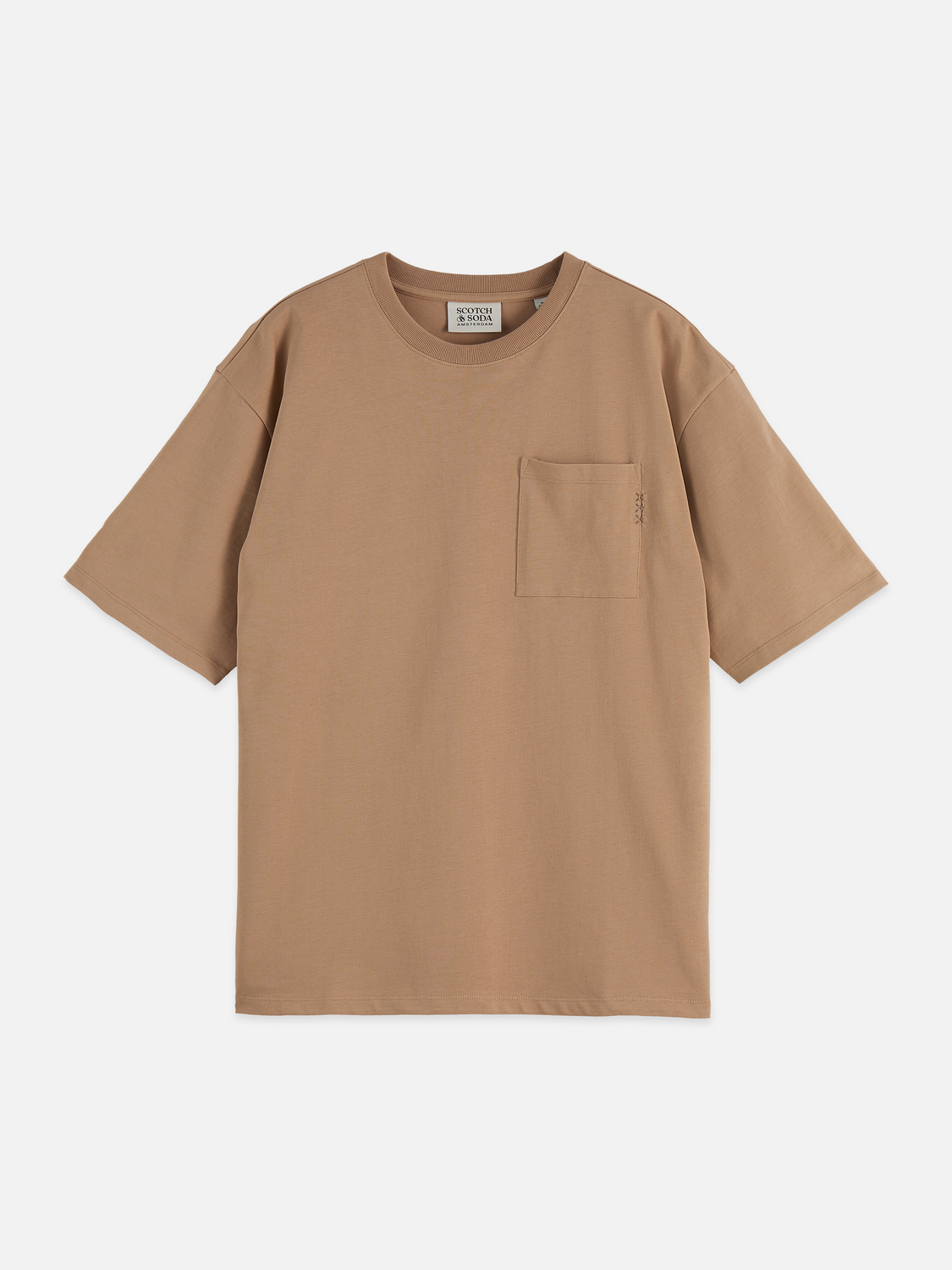 Seasonal Core 3 Crosses Chest Pocket Loose-Fit T-Shirt