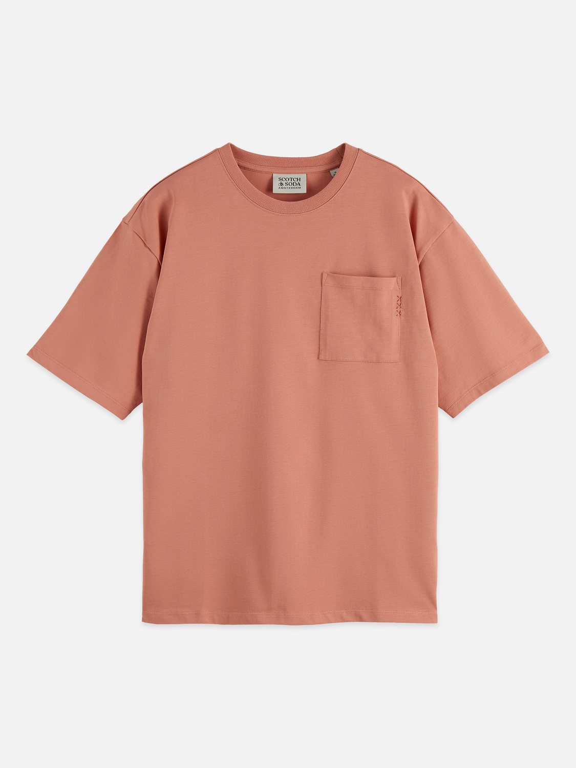 Seasonal Core 3 Crosses Chest Pocket Loose-Fit T-Shirt