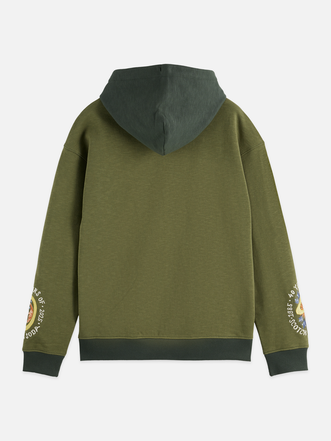 Der Relaxed-Fit Hoodie mit 40 Jahre Jubiläum Stickerei