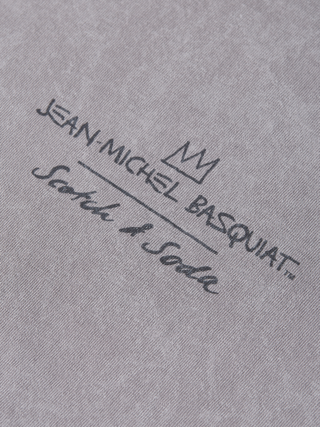 Scotch & Soda x Basquiat Front And Back Artwork Relaxed-Fit T-Shirt