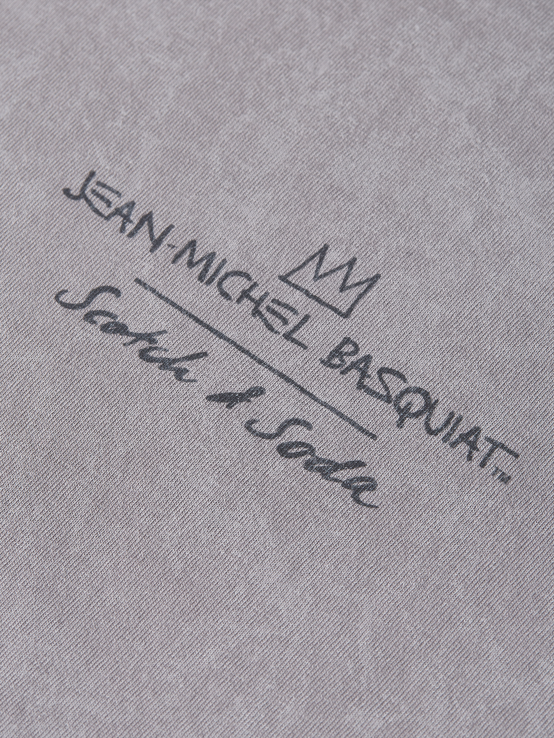 Scotch & Soda x Basquiat Front And Back Artwork Relaxed-Fit T-Shirt