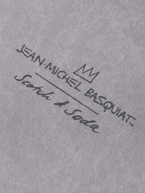Scotch & Soda x Basquiat Front And Back Artwork Relaxed-Fit T-Shirt