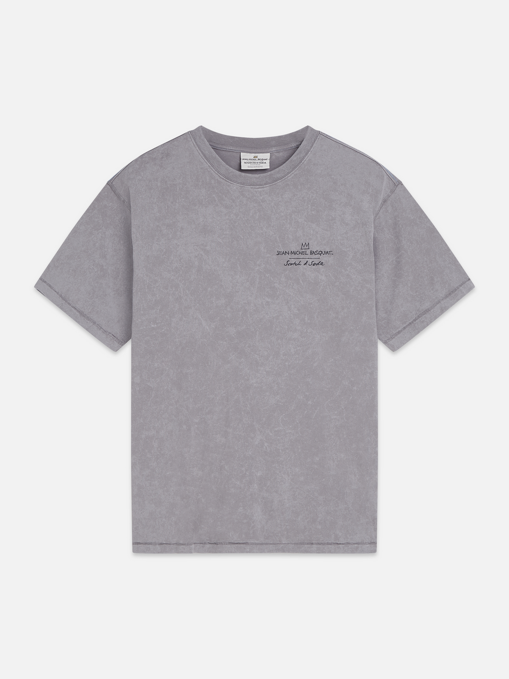 Scotch & Soda x Basquiat Front And Back Artwork Relaxed-Fit T-Shirt