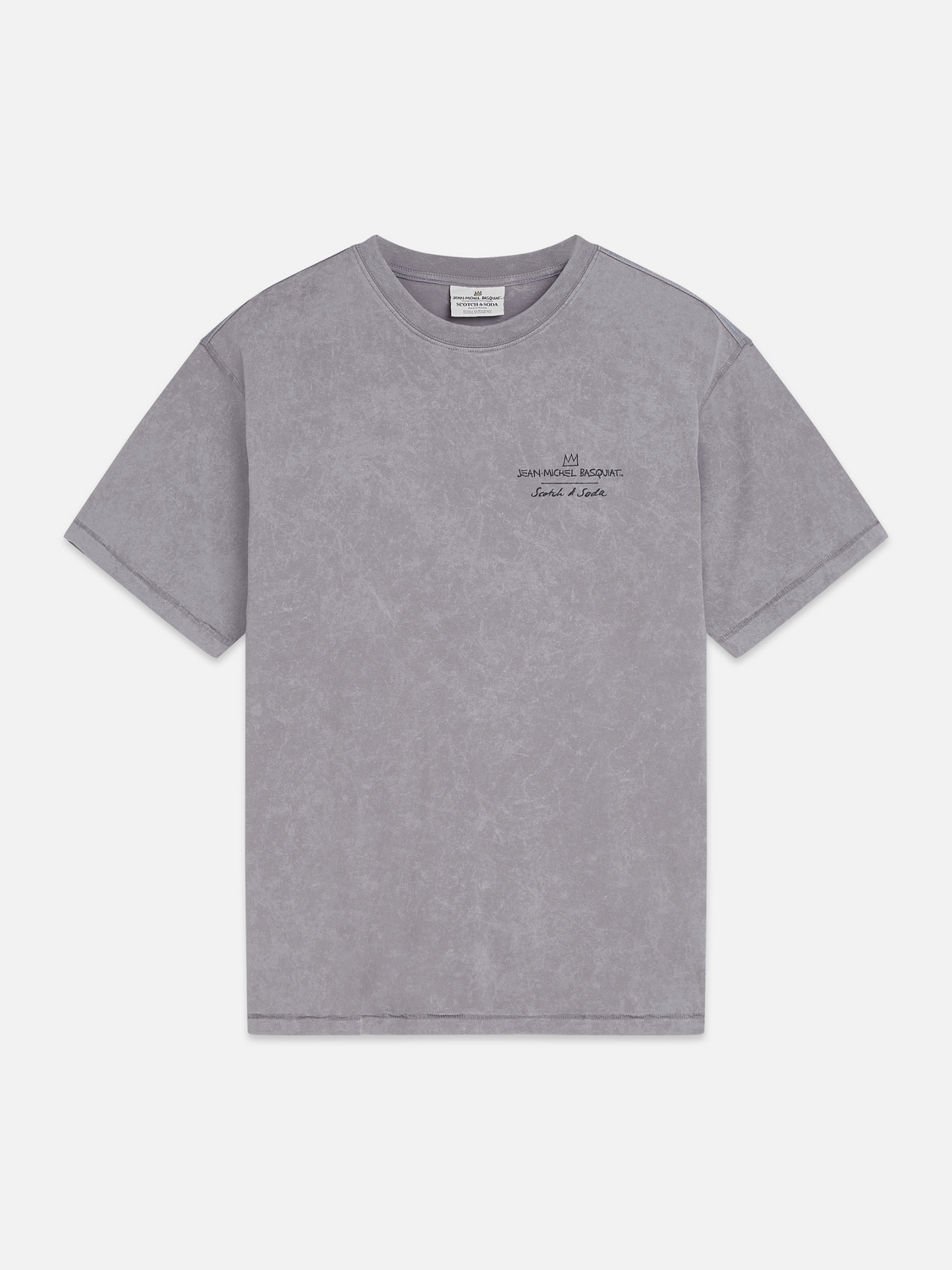 Scotch & Soda x Basquiat Front And Back Artwork Relaxed-Fit T-Shirt