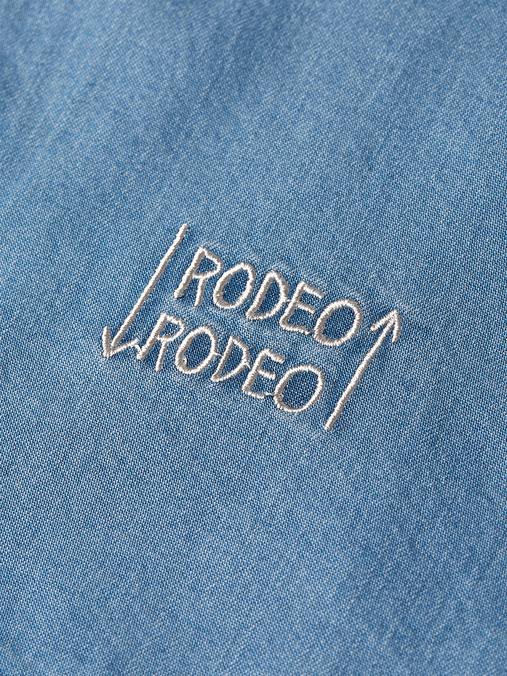 Scotch & Soda x Basquiat Indigo Tencel Relaxed-Fit Short-Sleeved Shirt