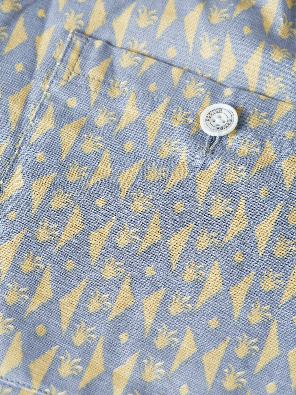 Fave Printed Linen Relaxed-Fit Bermuda Shorts