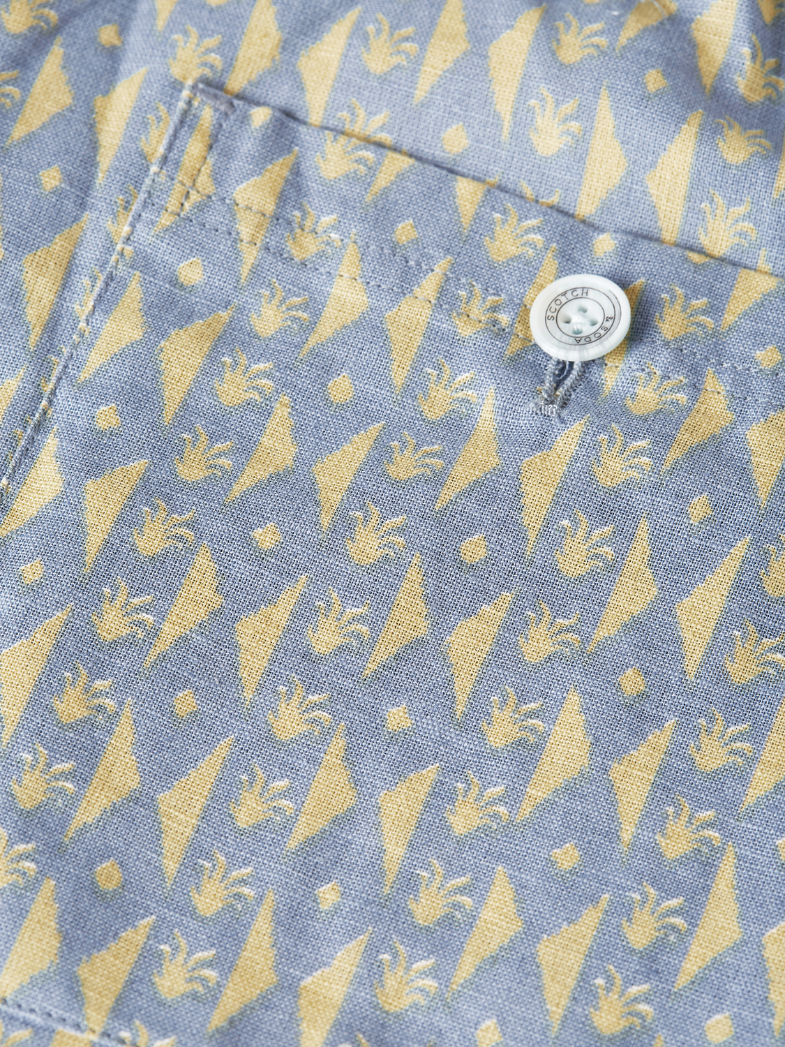 Fave Printed Linen Relaxed-Fit Bermuda Shorts