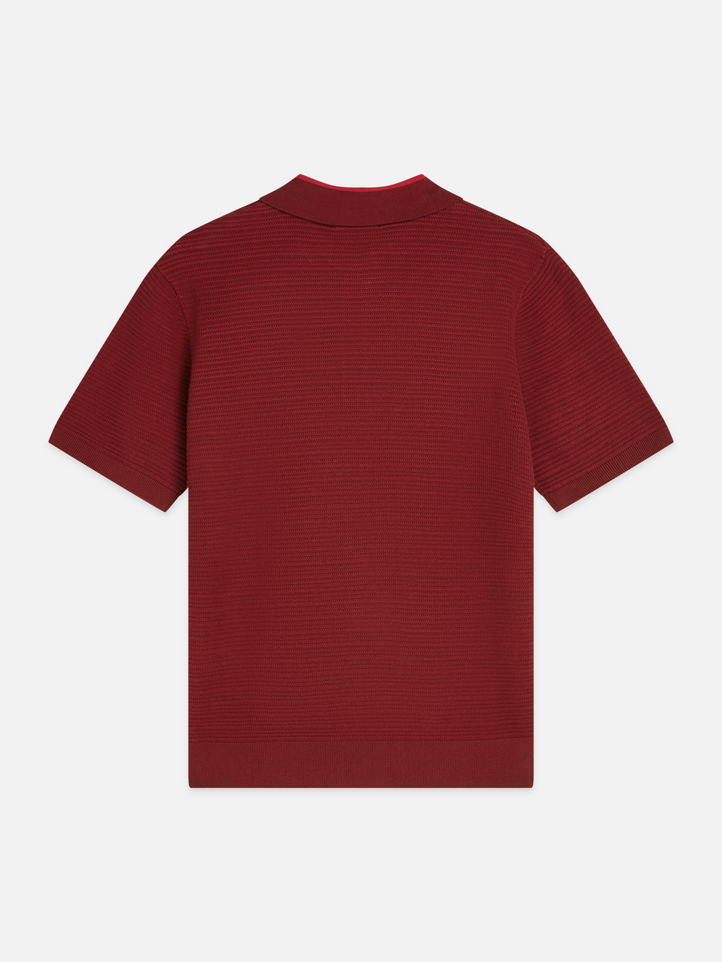 Structured Knitted Regularfit Polo