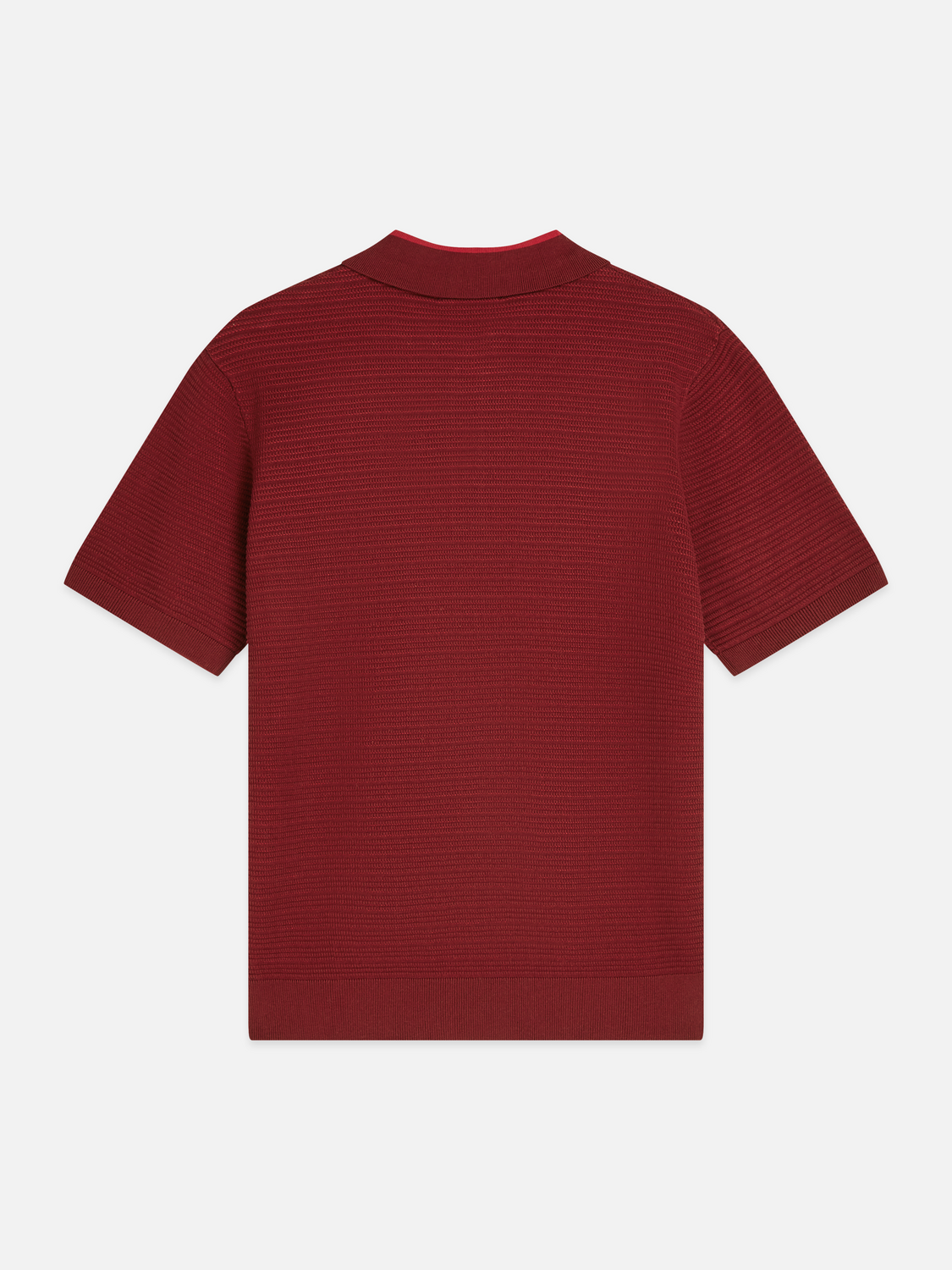 Structured Knitted Regularfit Polo