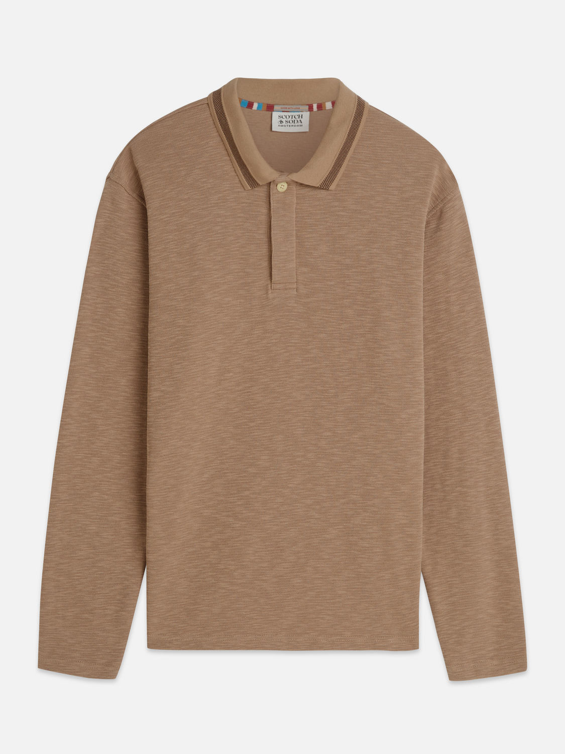 Structured Relaxedfit Longsleeved Polo