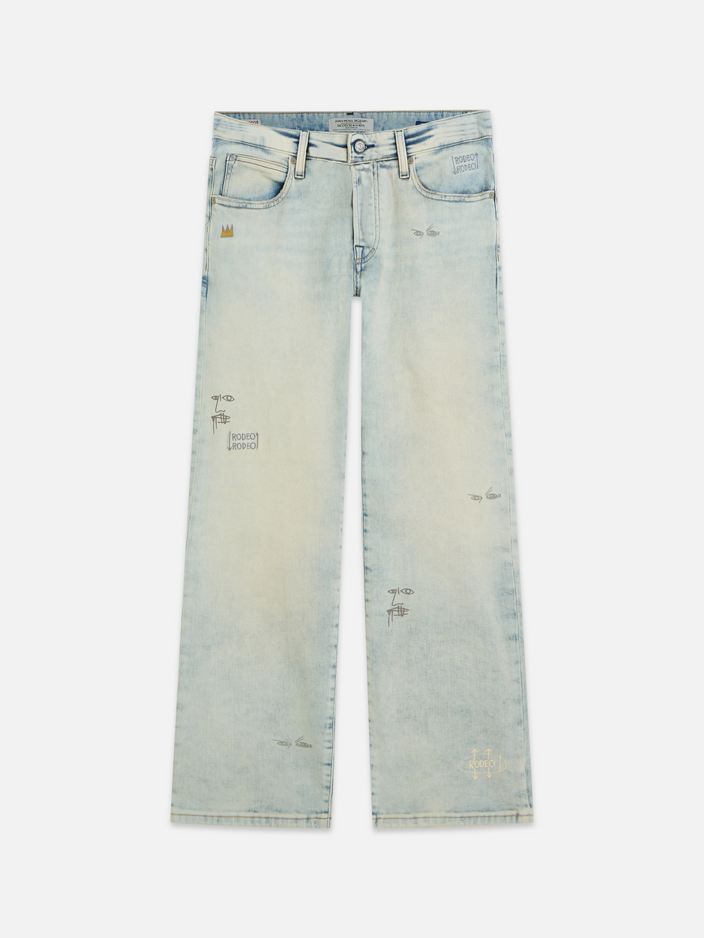 Scotch & Soda x Basquiat The Zee Straight-Fit Jeans