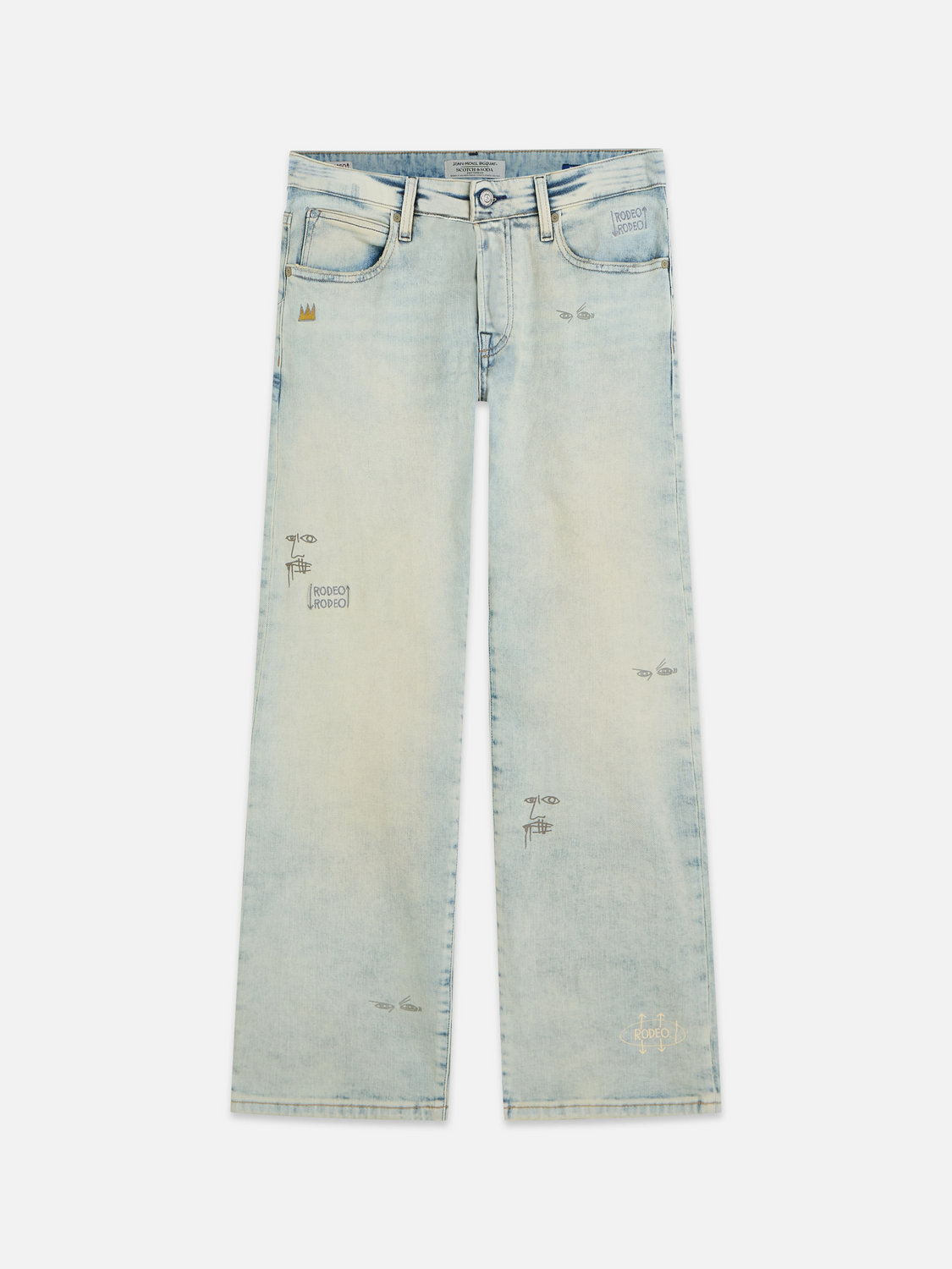 Scotch & Soda x Basquiat The Zee Straight-Fit Jeans