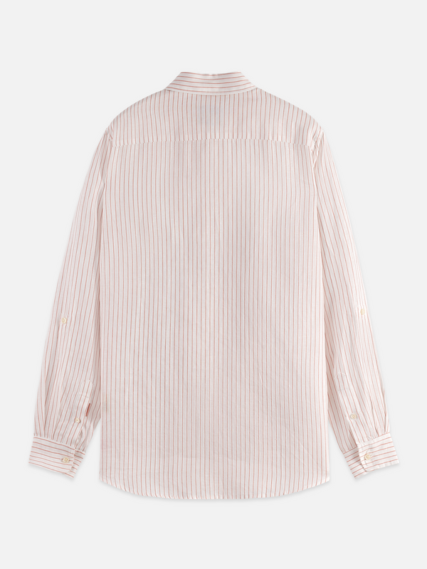 Striped Linen Regular-Fit Shirt