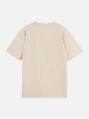 T-shirt coupe décontractée à imprimé sur le devant