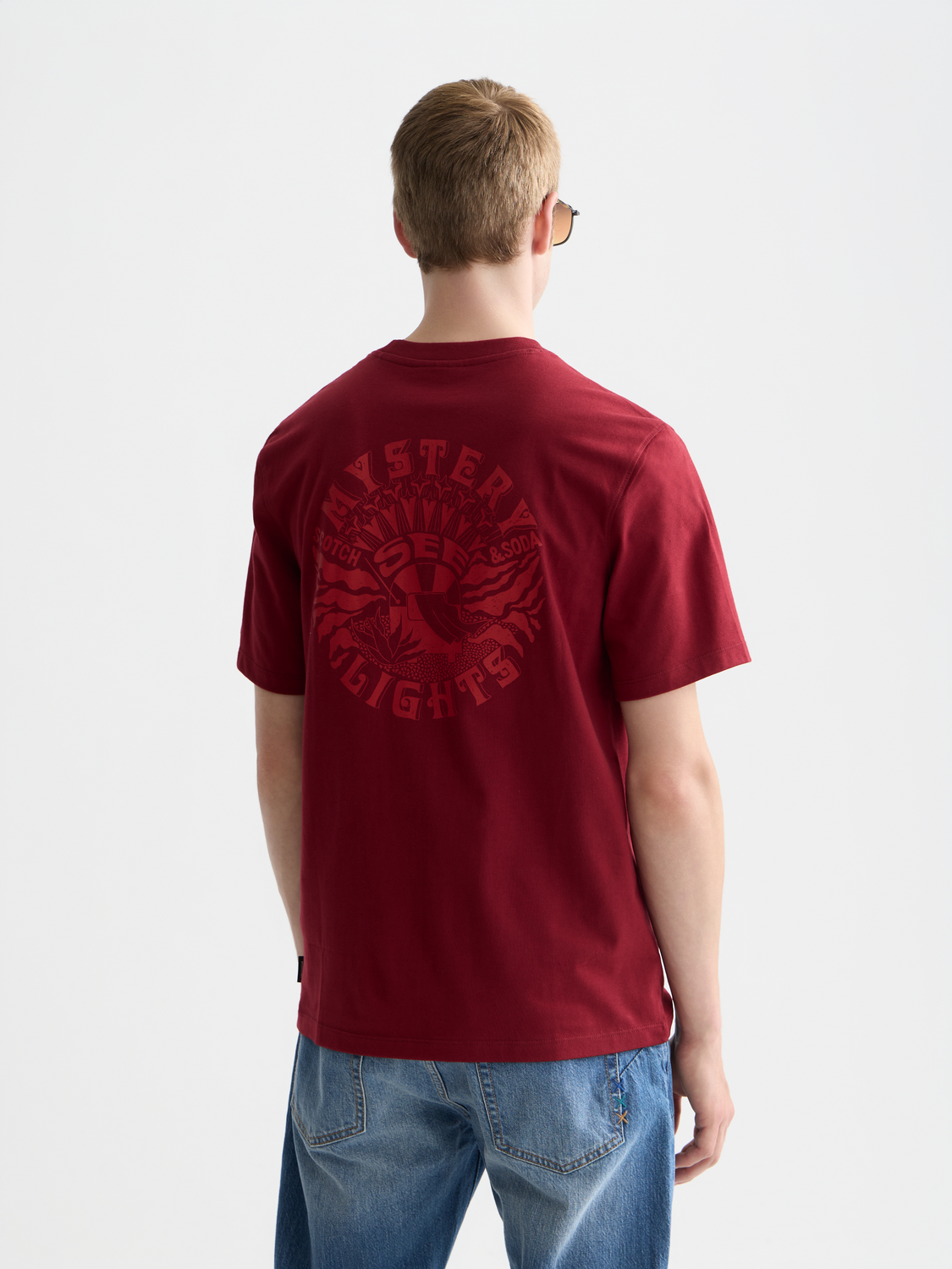Front And Back Artwork Regular-Fit T-Shirt