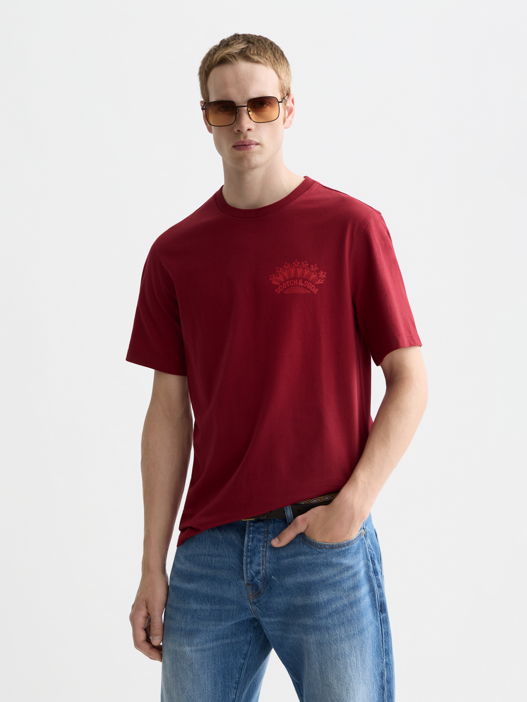 Front And Back Artwork Regular-Fit T-Shirt