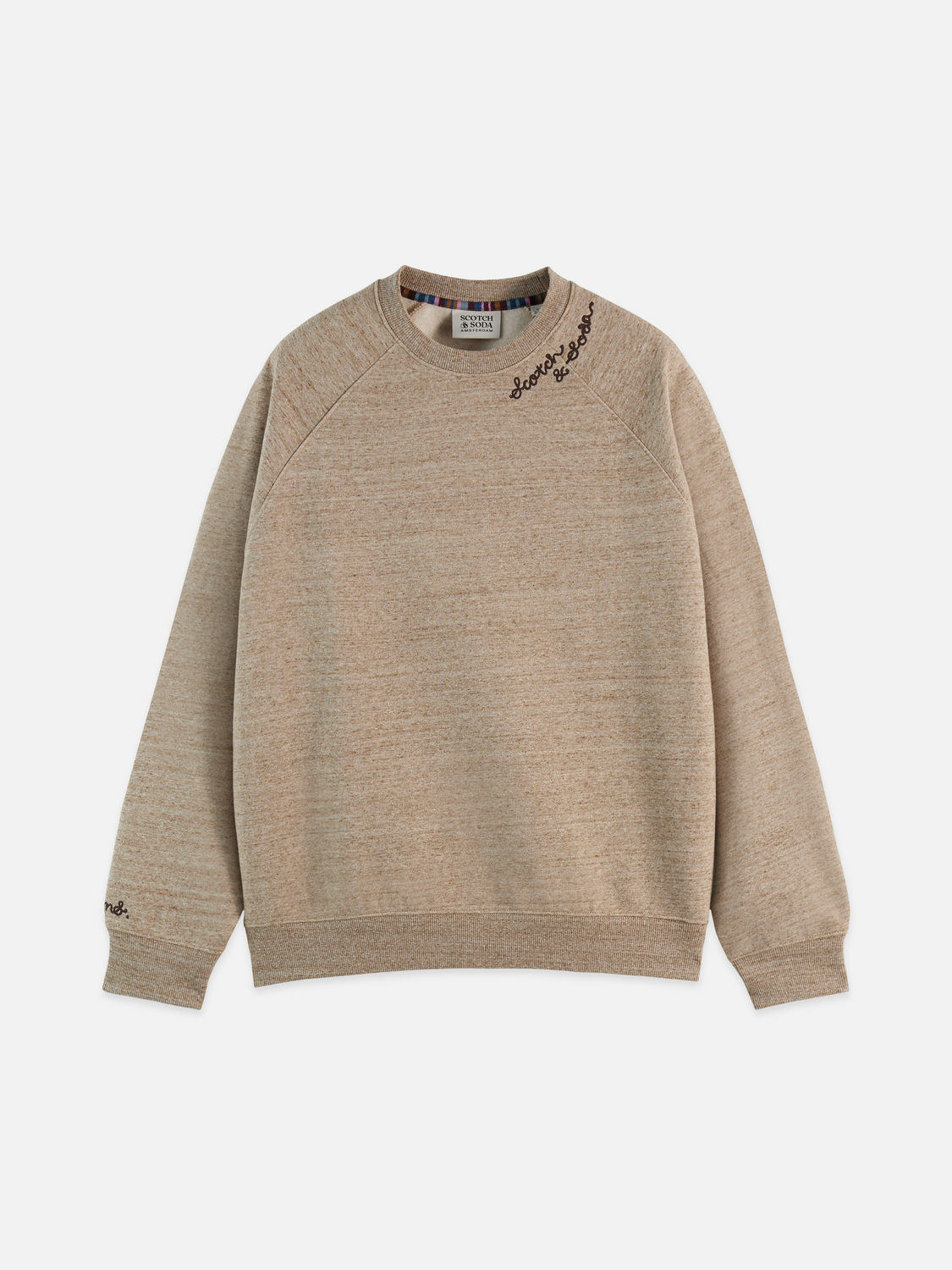 Sweat-shirt ample brodé Space Yarn