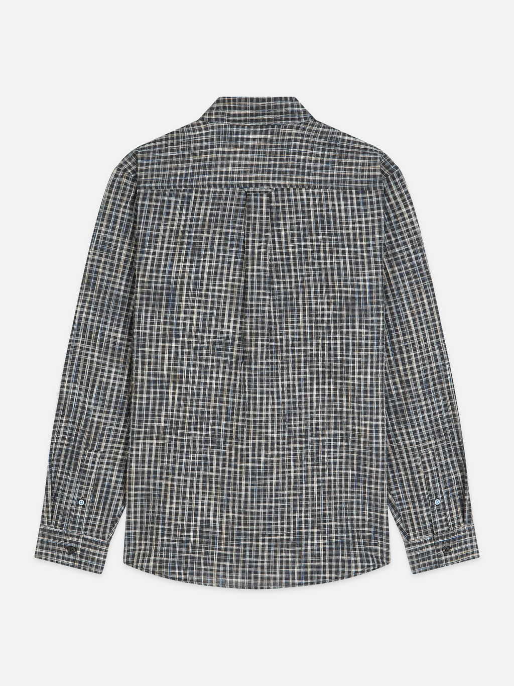Seersucker Micro Check Relaxedfit Shirt