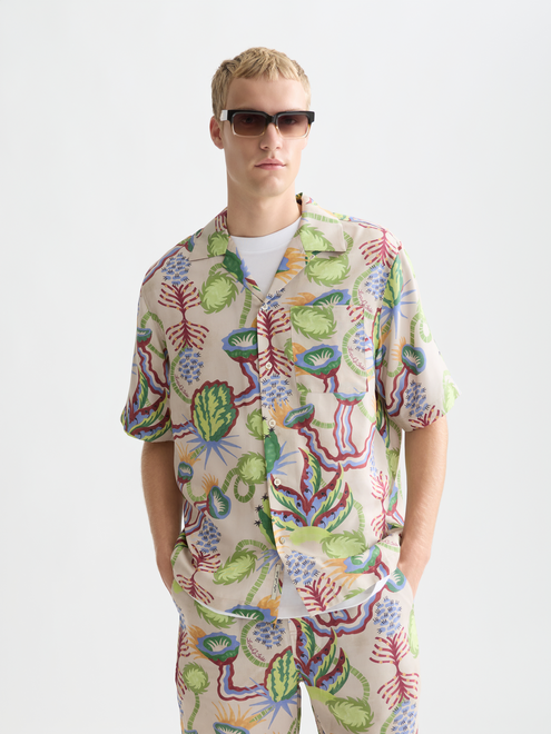 Chemise fluide en Tencel imprimé