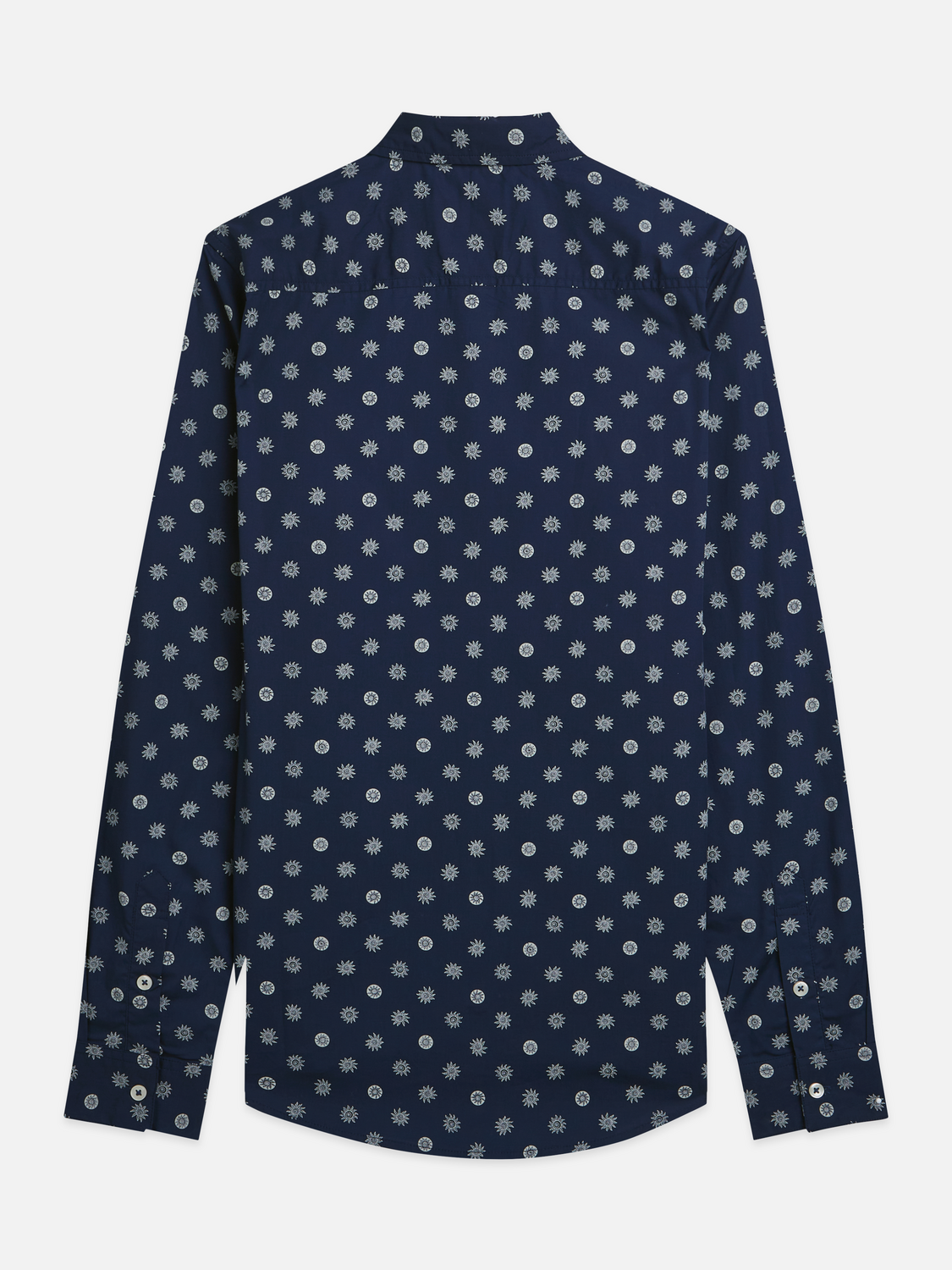 Microprint Poplin Slim-Fit Shirt