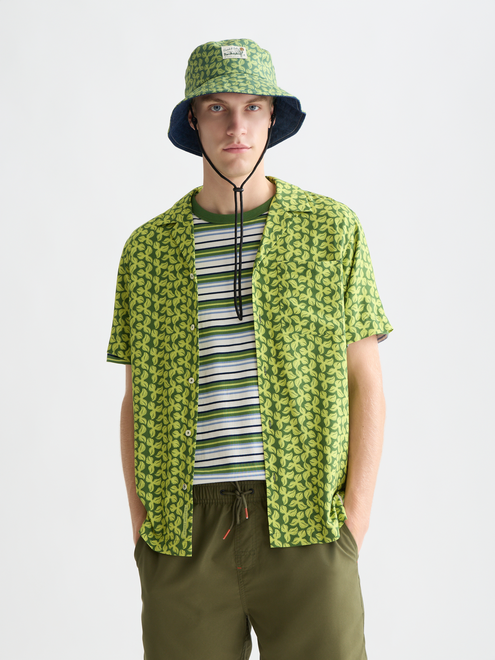 Printed Viscose Regular-Fit Shirt