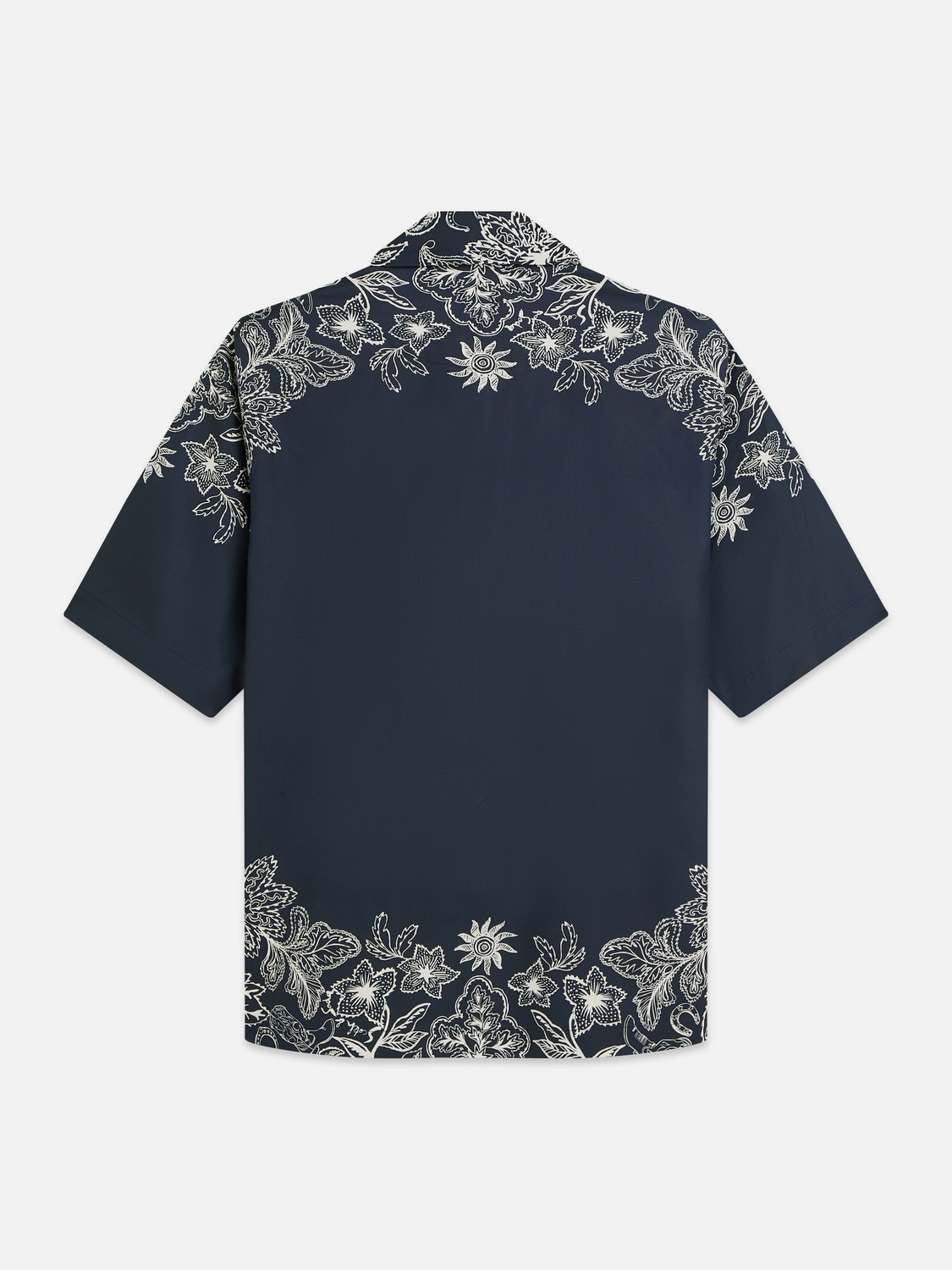Printed Lyocell Short Sleeve Shirt