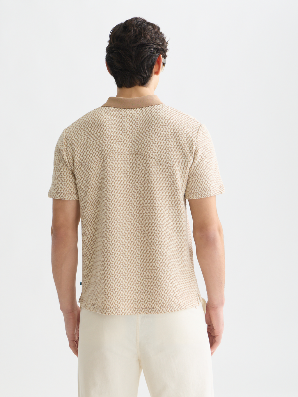 Jacquard Relaxed-Fit Polo