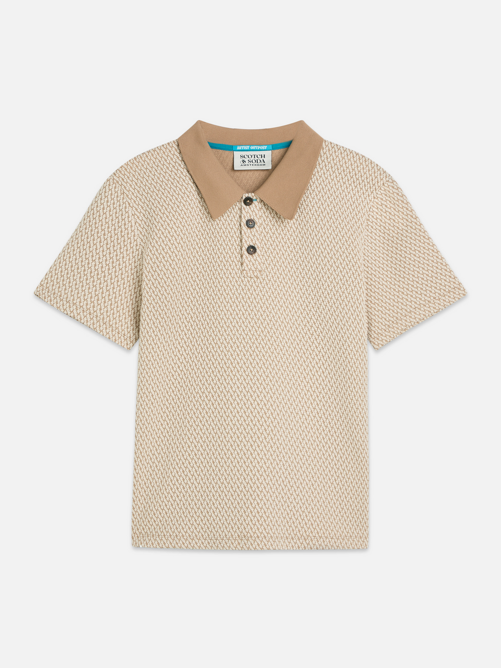 Jacquard Relaxed-Fit Polo