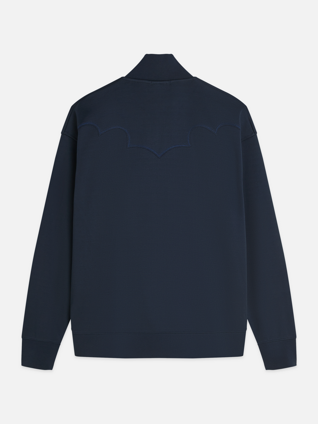 Interlock Embroidered Relaxed-Fit Zip-Through Track Jacket