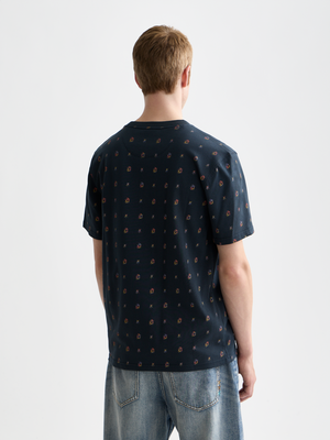 Micro-Printed Regular-Fit T-Shirt