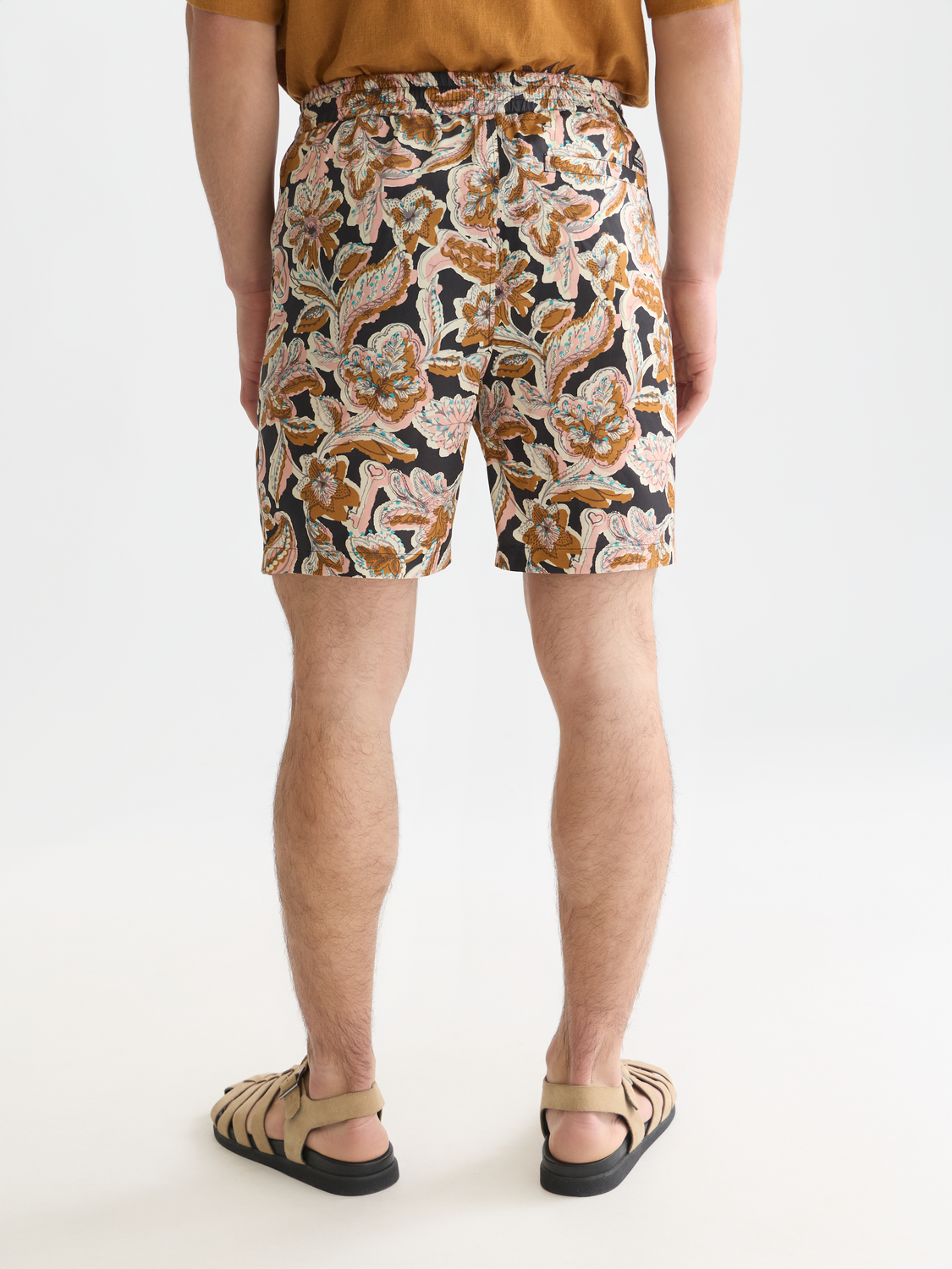 Shorts bermudas amples en Tencel imprimé Fave