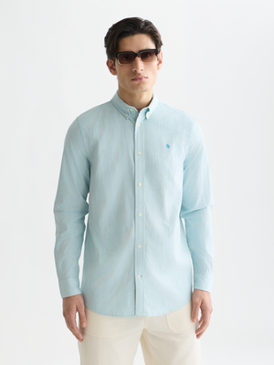 Seasonal Essentials —  Oxford Striped Regularfit Shirt