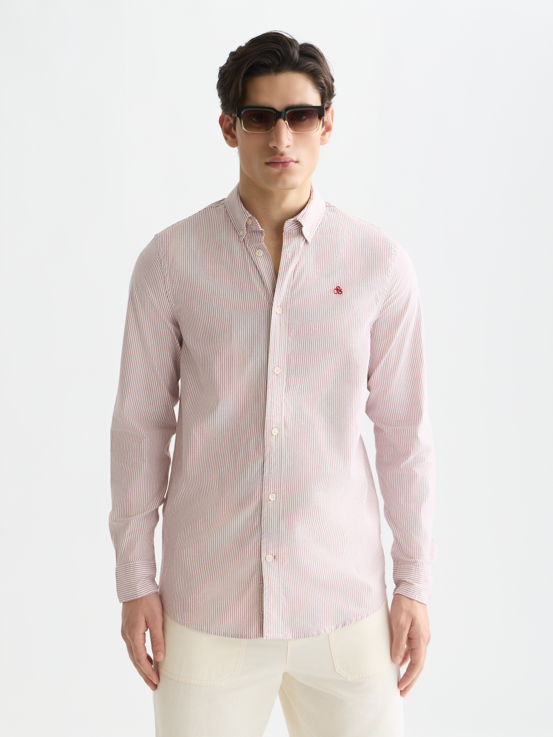 Seasonal Core Oxford Striped Regularfit Shirt