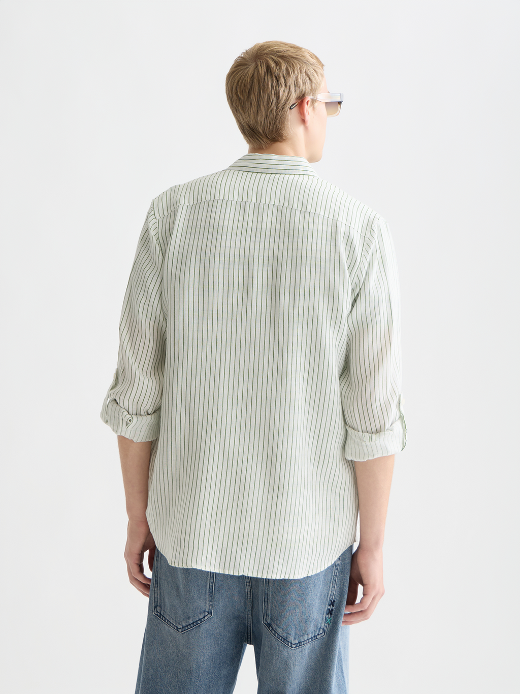 Linen Striped Regular-Fit Shirt