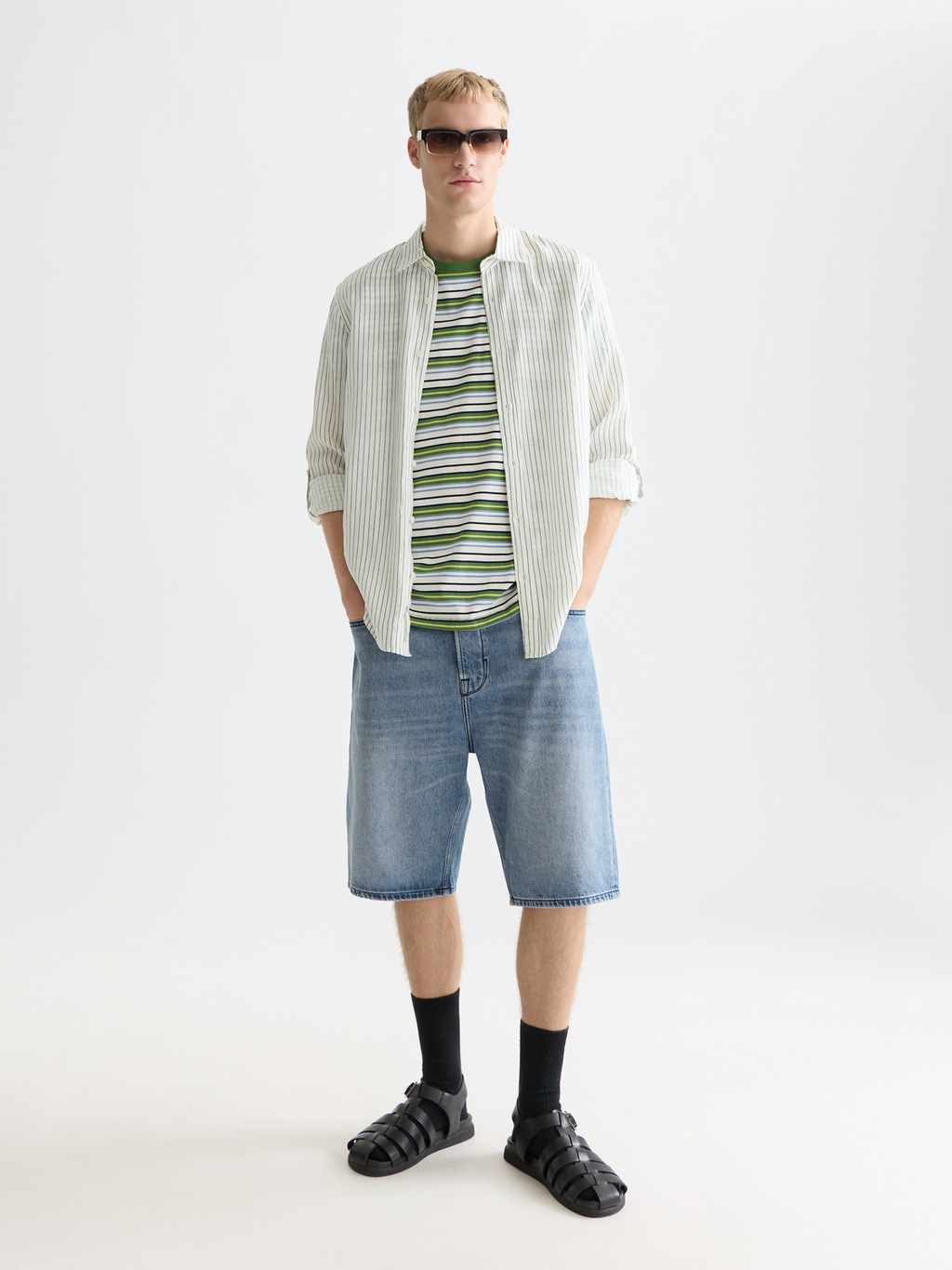 Linen Striped Regular-Fit Shirt