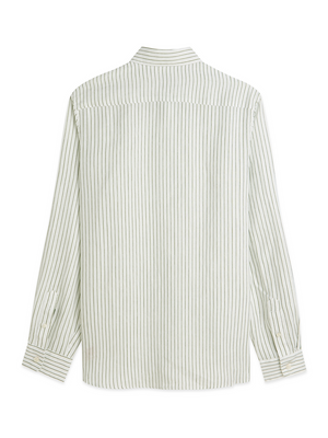 Linen Striped Regular-Fit Shirt