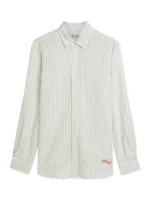 Linen Striped Regular-Fit Shirt
