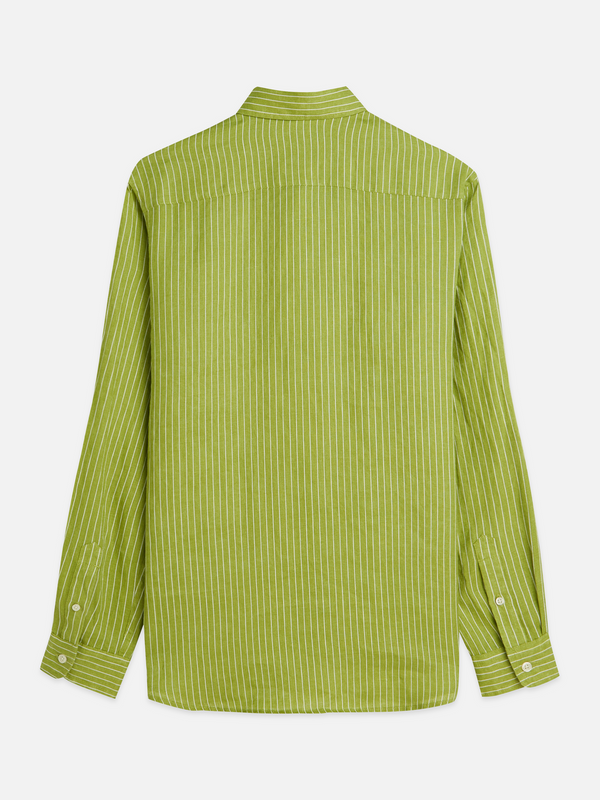 Linen Striped Regular-Fit Shirt