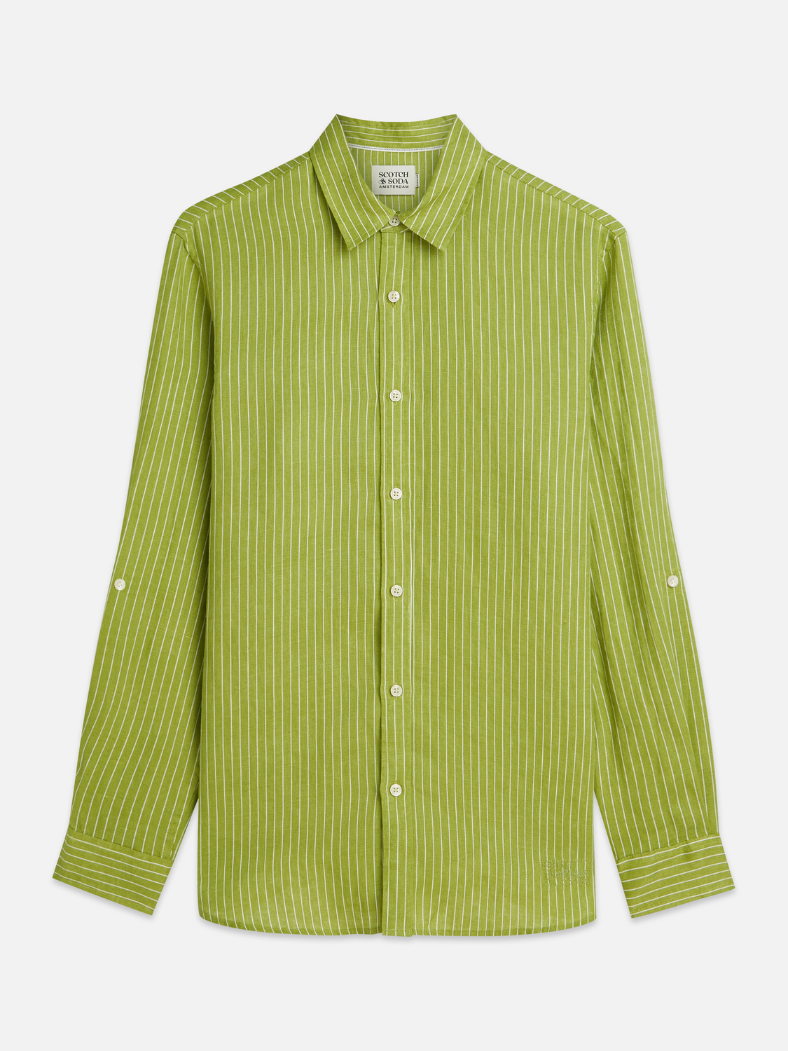 Linen Striped Regular-Fit Shirt