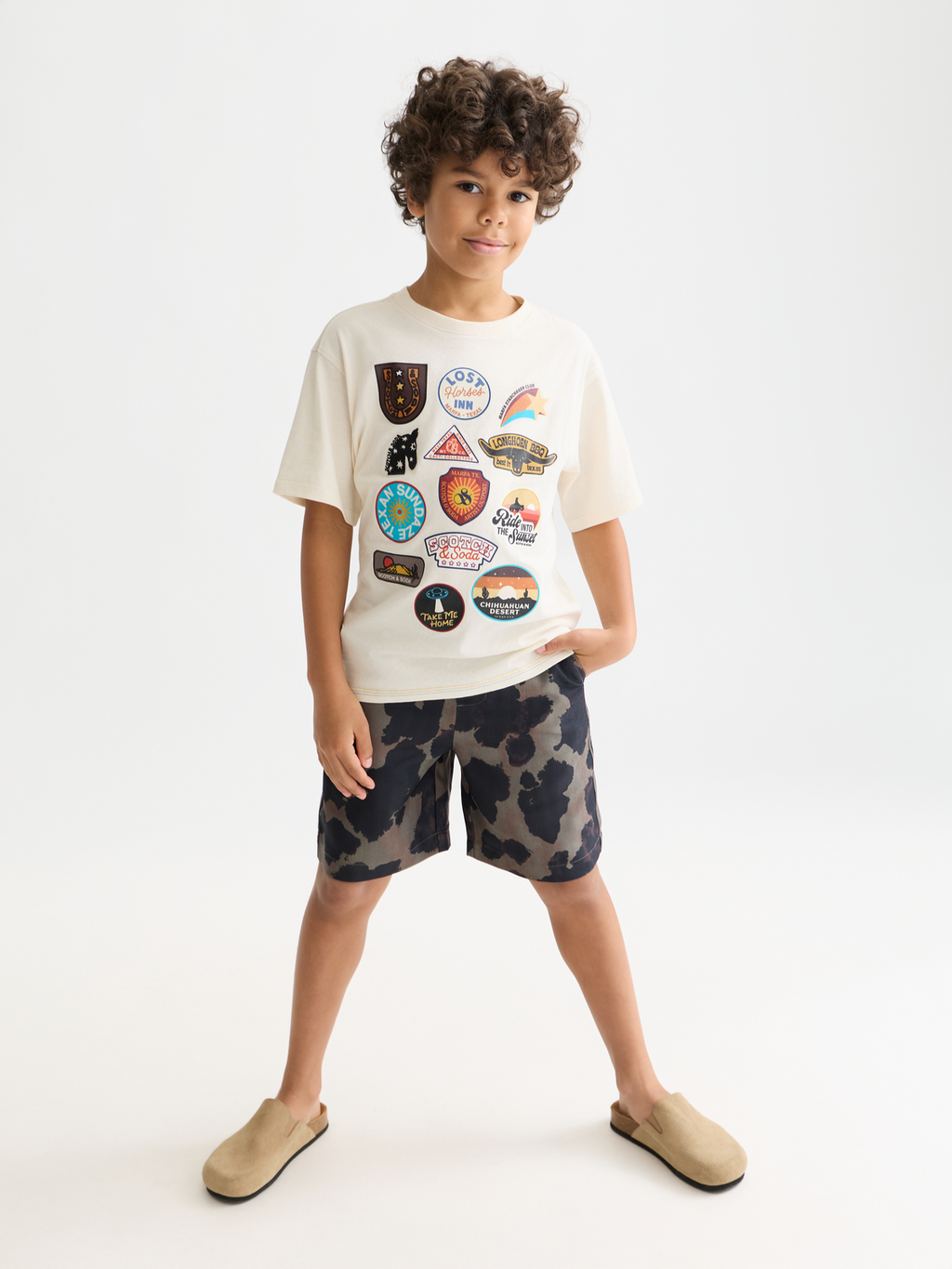 Boys' Front Artwork Relaxed-Fit T-Shirt