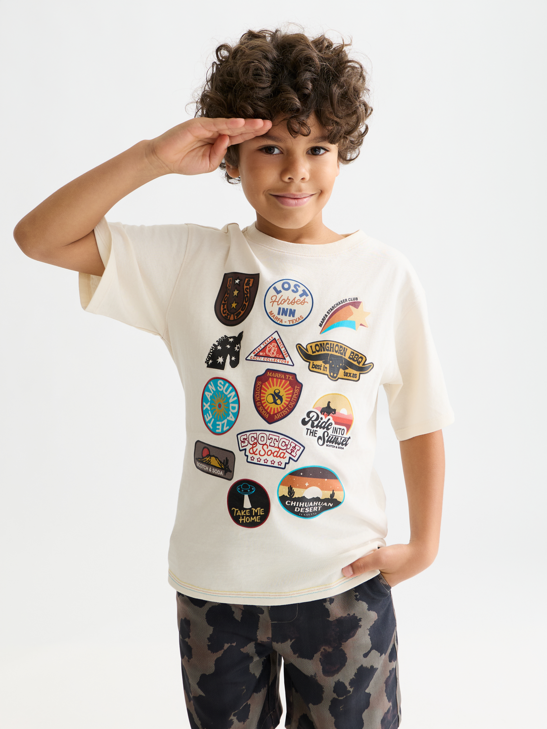 Boys' Front Artwork Relaxed-Fit T-Shirt