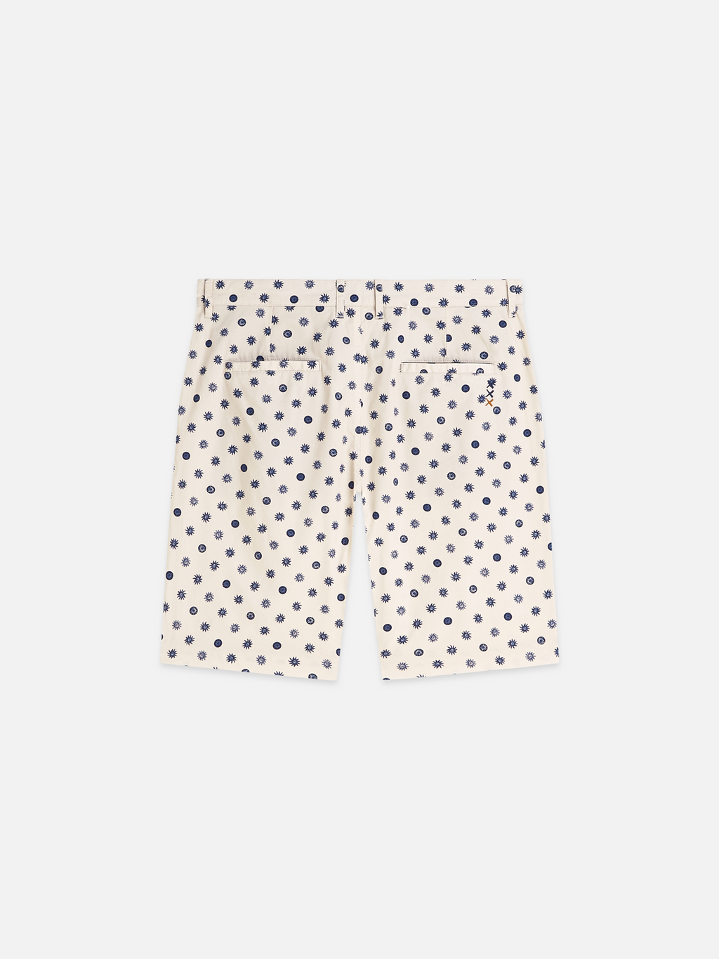 Stuart Printed Stretch Cotton Chino Shorts