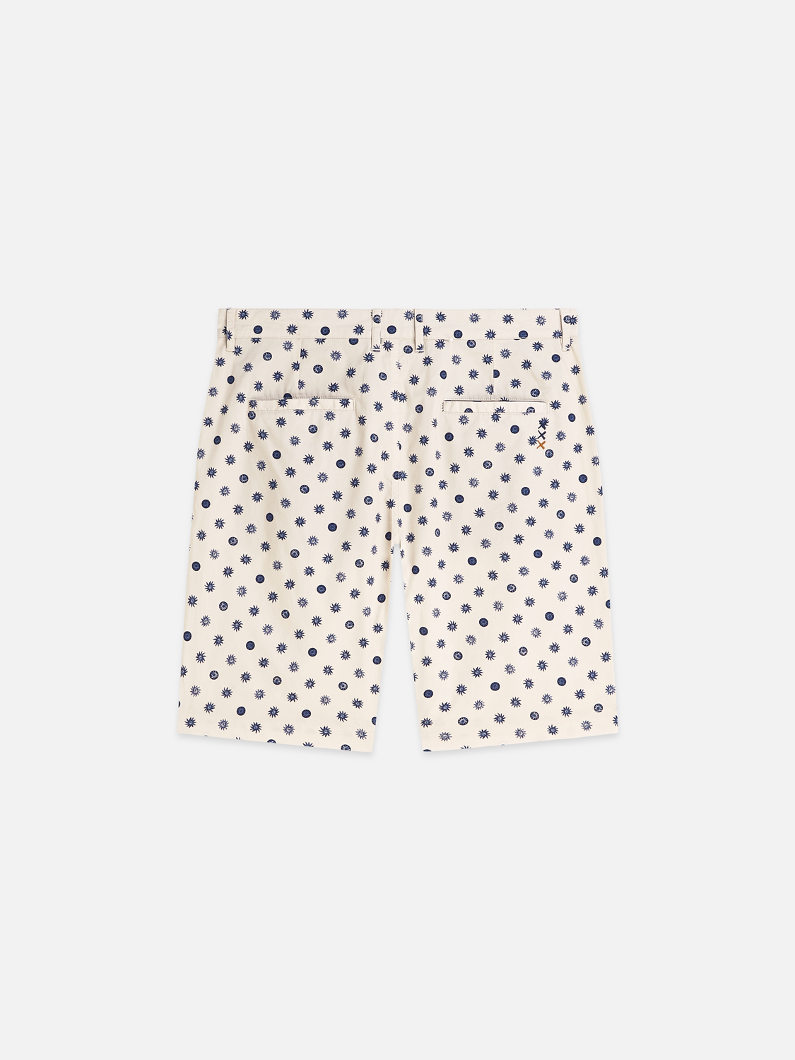 Stuart Printed Stretch Cotton Chino Shorts