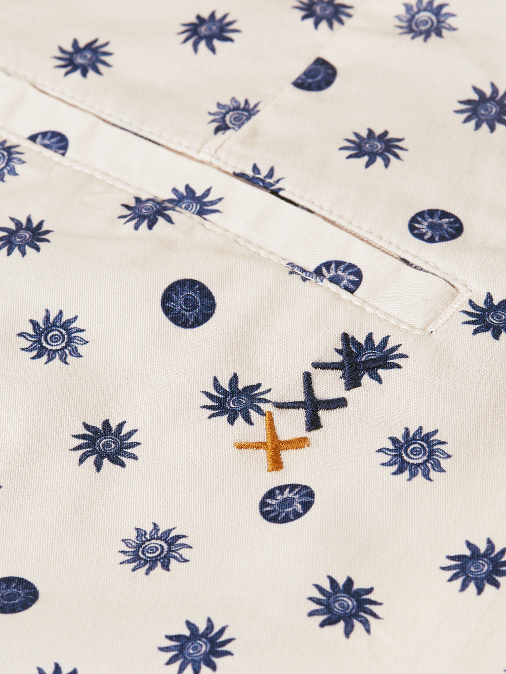 Stuart Printed Stretch Cotton Chino Shorts
