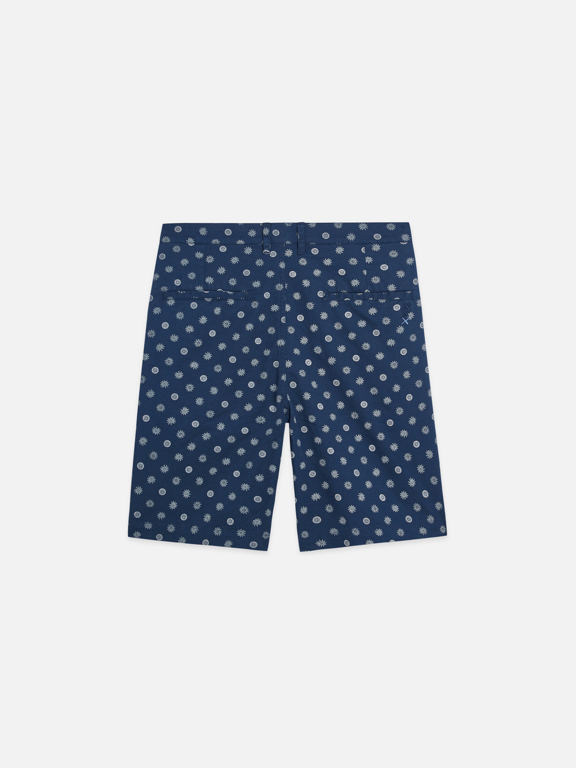 Stuart Printed Stretch Cotton Chino Shorts